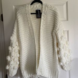 Boutique white cardigan